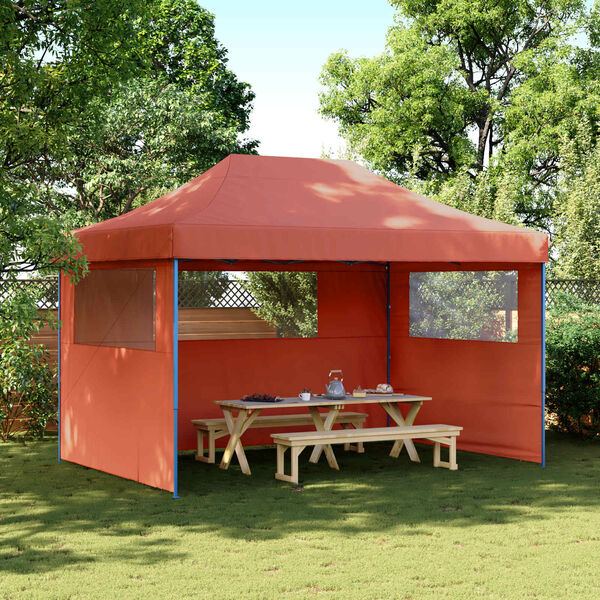 vidaXL Tenda de Festa Terracota 279 x 410 x 315 cm Tecido Oxford