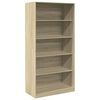 vidaXL Roupeiro 100x50x200 cm contraplacado carvalho sonoma