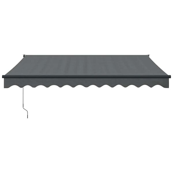 vidaXL Toldo retr&aacute;til autom&aacute;tico 3,5x2,5 m antracite