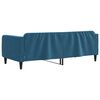 vidaXL Sof&aacute;-cama 90x200 cm veludo azul