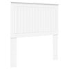 vidaXL Cabeceira com cabeceira Branco 90 cm Madeira processada