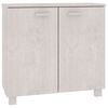 vidaXL Aparador HAMAR 85x35x80 cm pinho maci&ccedil;o branco