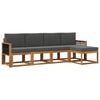 vidaXL Conjunto de Sof&aacute;s para Exterior 5 unid. 5 lugar