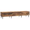 vidaXL Gabinete para TV com gaveta Madeira antiga 147 x 34,5 x 30 cm