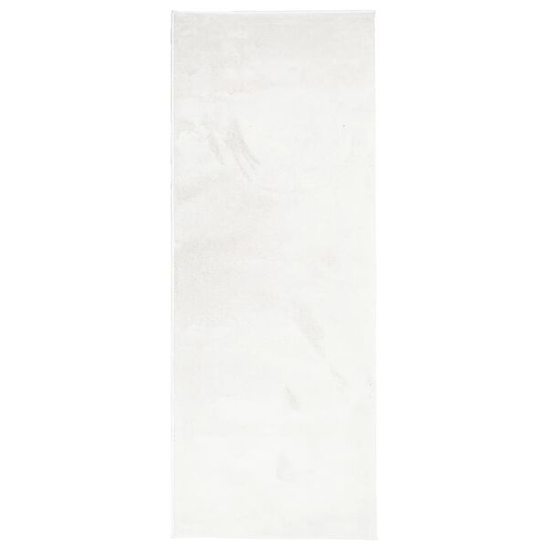 vidaXL Tapete de pelo curto OVIEDO 80x200 cm creme