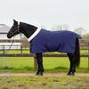 vidaXL Cobertor de Cavalo Azul Marinho 115 cm Fleece polar