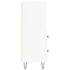 vidaXL Aparador 34,5x34x90 cm madeira processada branco