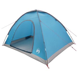 vidaXL Barraca de Camping 4 pessoa Azul