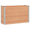 vidaXL Canteiro de jardim elevado Castanho 150 x 50 x 91 cm