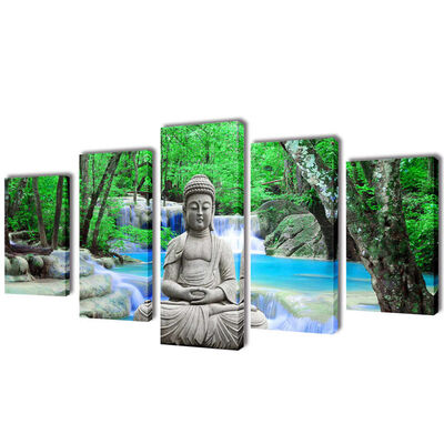 Políptico design "Buddha" 100 x 50 cm