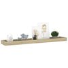 vidaXL Prateleiras de parede Loggia 4 pcs 80x15x4 cm MDF cor carvalho