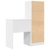 vidaXL Mesa com gaveta 2 pcs Branco