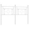 vidaXL Cabeceira de substitui&ccedil;&atilde;o 160 cm metal branco