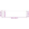 vidaXL Toldo lateral retr&aacute;til para p&aacute;tio 600x160 cm vermelho