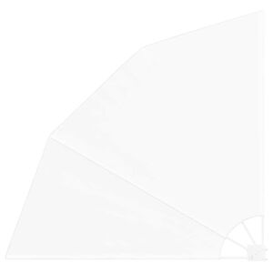vidaXL Tela de Privacidade para Varanda 140 x 140 cm Poli&eacute;ster Branco