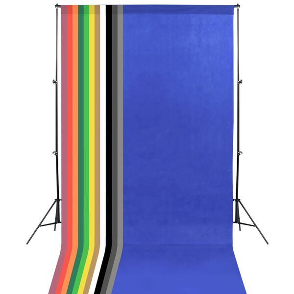 vidaXL Kit est&uacute;dio de fotografia com fundo e softbox de ilumina&ccedil;&atilde;o