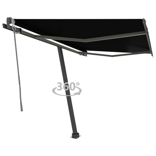 vidaXL Toldo autom&aacute;tico independente 300x250 cm antracite