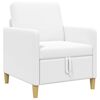 vidaXL Sofa com Armazenamento Branco 72 x 78 x 87 cm Poli&eacute;ster