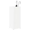 vidaXL Suporte de Guarda-Sol Branco 25 x 24,5 x 64 cm