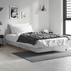 vidaXL Estrutura de cama 100x200 cm derivados de madeira cinza sonoma