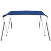 vidaXL Toldo em 3 arcos Bimini 183x196x137 cm azul