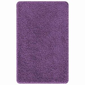 vidaXL Tapete de Banho Antiderrapante Roxo 50 x 80 cm PP