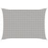 vidaXL Vela de Sombra Cinza Claro e Branco 3,5 x 4,5 m HDPE
