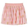 Saia de tule para crian&ccedil;a rosa-claro 116