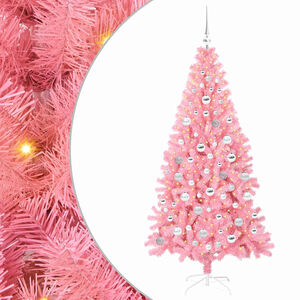 vidaXL &Aacute;rvore de Natal Rosa 180 cm PVC