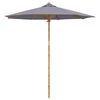 vidaXL Guarda-sol de Jardim &Oslash; 240 x 260 cm Bambu Redondo
