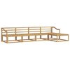 vidaXL Conjunto de Sof&aacute;s para Exterior 5 unid. Branco