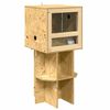 vidaXL Terr&aacute;rio Castanho 40 x 40 x 90 cm OSB