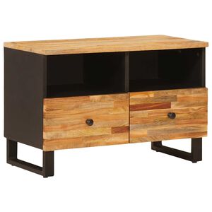 vidaXL Gabinete para TV com armazenamento Castanho 70 x 33,5 x 46 cm