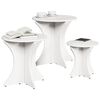 vidaXL Mesa de centro 3 pcs Branco