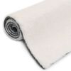 vidaXL Tapete em pele de coelho artificial 160x230 cm cor creme