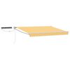 vidaXL Toldo Retr&aacute;til El&eacute;trico Areia 3 x 2,5 m