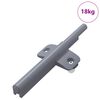 vidaXL Amortecedor de Fechamento Suave 1161 unid. Cinzeto PP