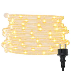vidaXL Cord&atilde;o de luzes com 1200 luzes LED 50 m PVC branco quente