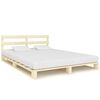 vidaXL Estrutura de cama em paletes pinho maci&ccedil;o 160x200 cm
