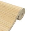 vidaXL Tapete retangular 60x300 cm bambu cor natural clara