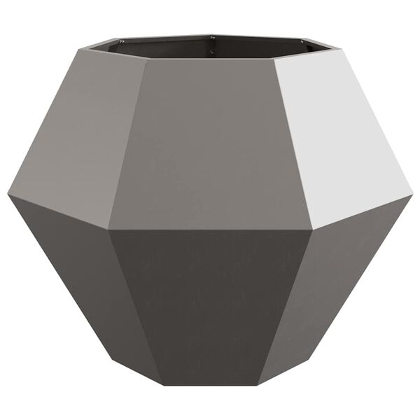 vidaXL Floreira Ferro Enferrujado 100 x 100 x 80 cm