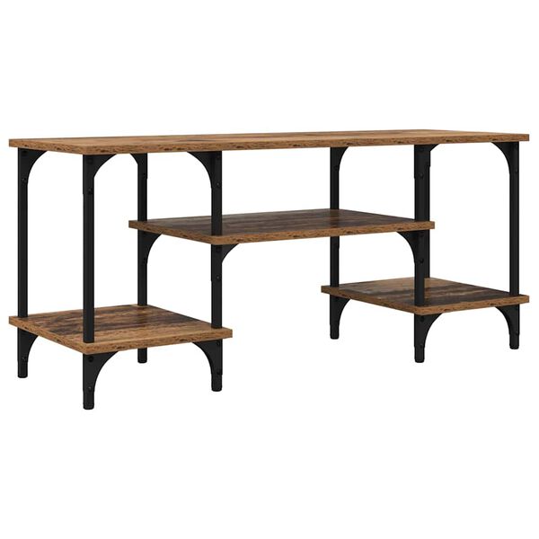 vidaXL Gabinete para TV Madeira Antiga 102 x 35 x 45,5 cm