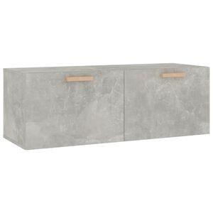 vidaXL Arm&aacute;rio parede 100x36,5x35 cm derivados madeira cinza cimento