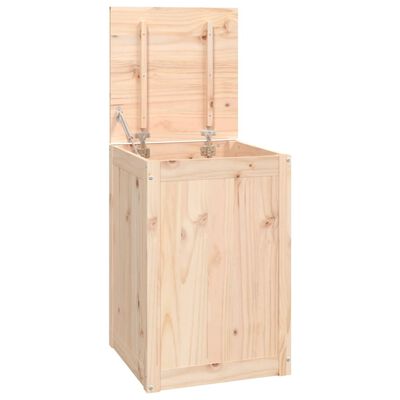 vidaXL Caixa para roupa 44x44x66 cm madeira de pinho maciça