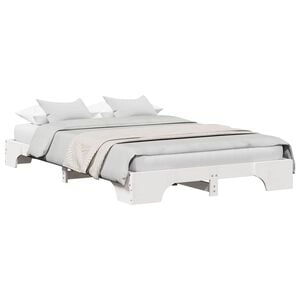 vidaXL Estrutura da Cama Branco 120 x 200 cm