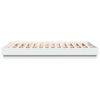 vidaXL Estrutura de cama 120x200 cm derivados de madeira branco