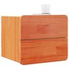 vidaXL Mesa-de-cabeceira com gaveta 2 pcs Castanho 39 x 34 x 33 cm