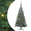 vidaXL &Aacute;rvore de Natal com 150 LEDs com suporte Verde 120 cm PVC