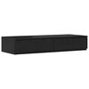 vidaXL Gavetas de cama Carvalho Preto 100 x 36,5 x 16,5 cm