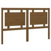 vidaXL Cabeceira de cama 155,5x4x100 cm pinho maci&ccedil;o castanho mel